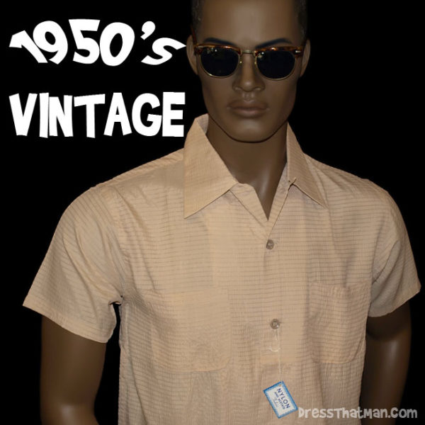 mens 50s vintage shirt