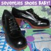 1970's 10 D mens vintage black DEADSTOCK PLATFORM disco shoes DISCOUNTED SOLD - SOLD - SOLD