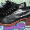 1970's 10 D mens vintage black DEADSTOCK PLATFORM disco shoes DISCOUNTED SOLD - SOLD - SOLD - Image 2