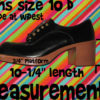 1970's 10 D mens vintage black DEADSTOCK PLATFORM disco shoes DISCOUNTED SOLD - SOLD - SOLD - Image 4