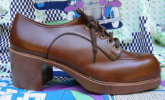 Louis Féraud 70's Original Collector's Platform Shoes -  Israel