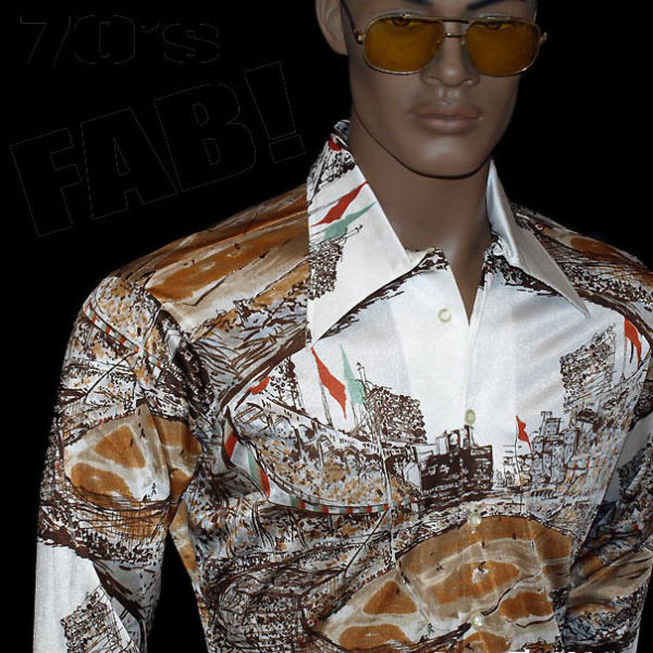 70s baseball disco shirt