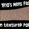 Brown Wild Print Real 1970's UNWORN Mens Vintage 70s Pants 35x32 - Image 3