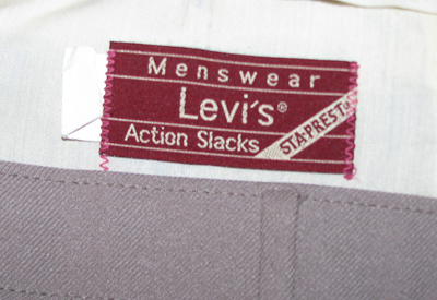 levi's action slacks
