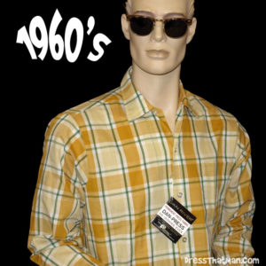 Mens 1960s vintage shirt unworn