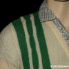 50's mens vintage RETRO cardigan S - Image 3