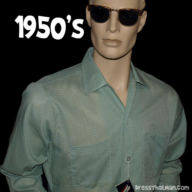 mens vintage 1950’s Loop shirt M UNWORN | DressThatMan