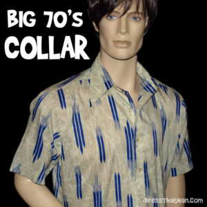 big collar 70s shirt