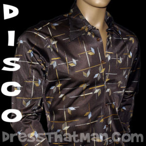 mens disco shirt