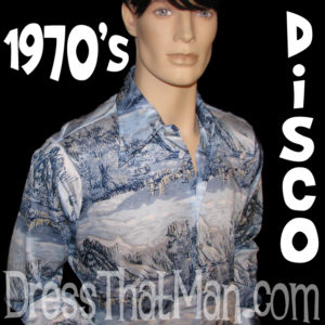 Unworn vintage disco shirts