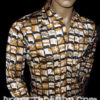 70's BIG XL mens vintage disco shirt UNWORN - Image 3