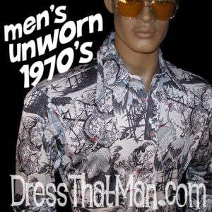 mens unworn disco shirt