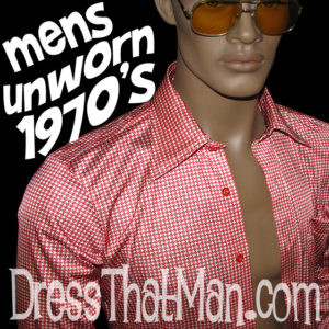 mens vintage disco shirts