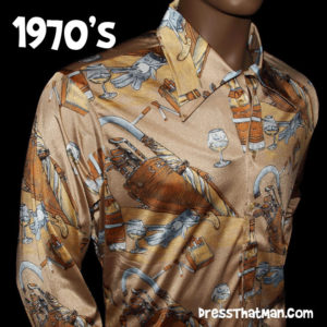 butterfly collar disco shirts