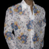 70s vintage butterfly collar vintage mens shirt XL SNUG - Image 3
