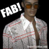 Lace disco shirt