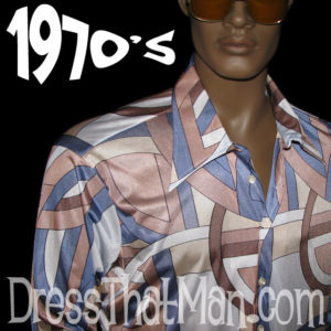 70s art disco shirt