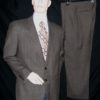 ITALIAN DESIGNER WOOL SUIT mens PIONETTI 42R 34W - Image 4