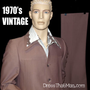mens vintage disco suit