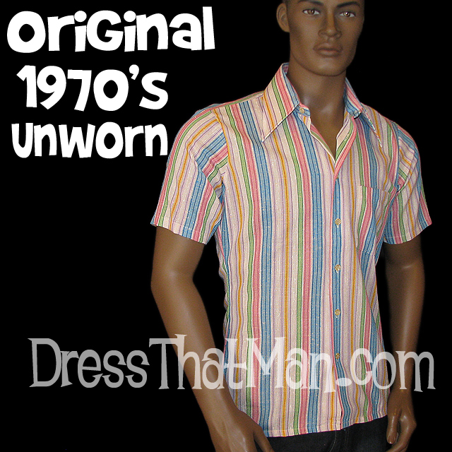 1970s Mens Shop PointedCollared shirt