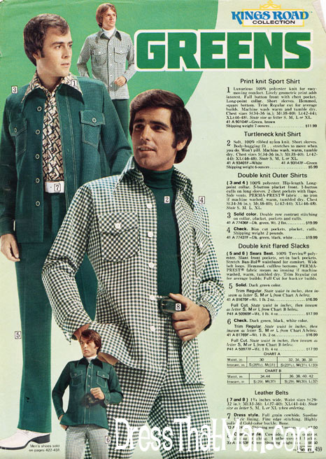 what men wore in the 70s