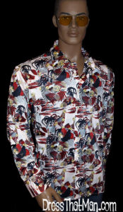 Rooster disco shirt