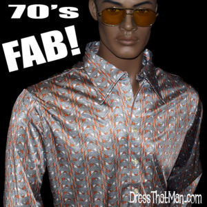 mens XL vintage 70s shirts