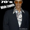 black 70s suit jacket