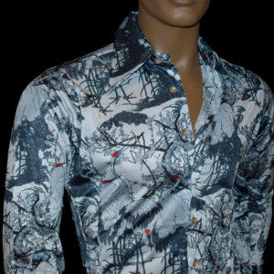 heron print disco shirt