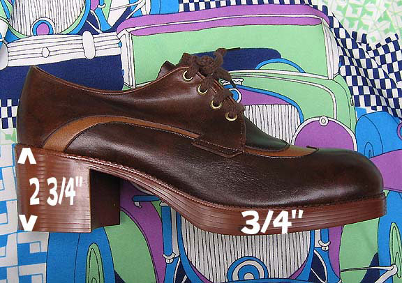 70s high heel mens shoes