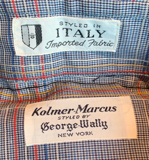 Vintage Kolmer Marcus NY shirt mens L UNWORN | DressThatMan