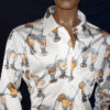 70s white mens shirt