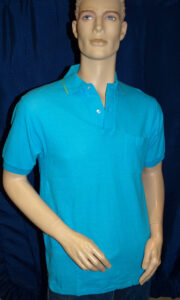 turquoise golf shirt