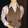 velvet mens waist coat