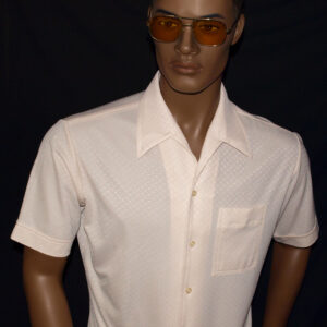70s cream fashion shirt