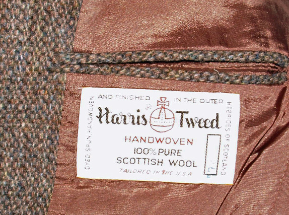 60s vintage Harris Tweed jacket 40R | DressThatMan