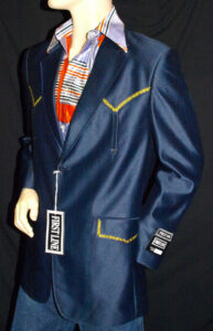 80s unworn flashy western suit 40R 30W | DressThatMan