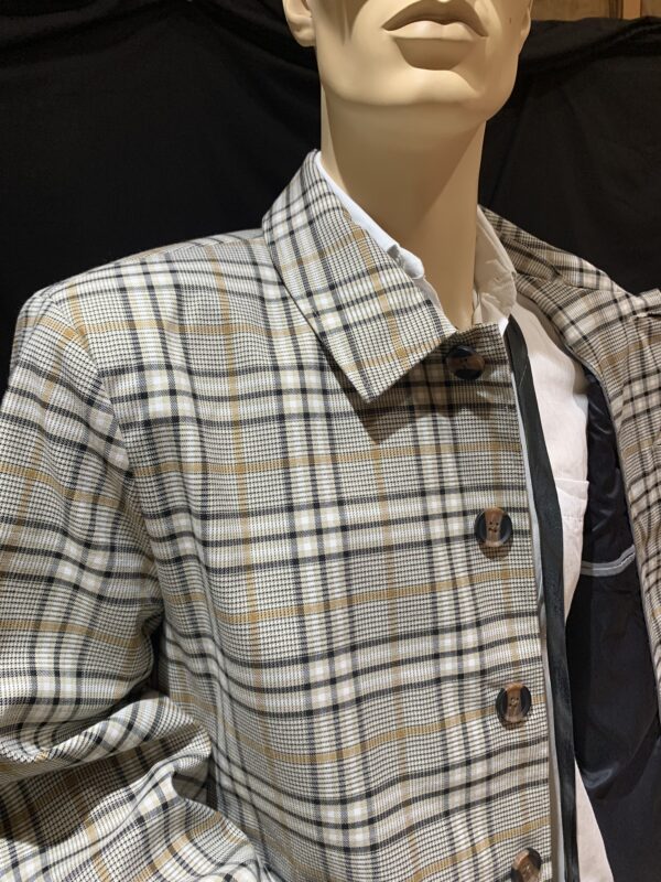 retro plaid mens coats