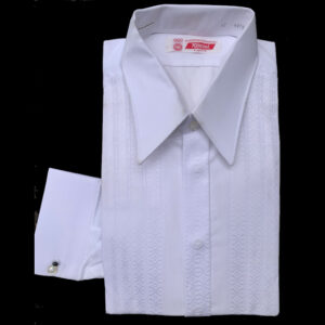 70s dagger collar fancy dress shirt