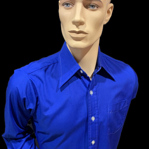 70s dagger collar shirt